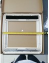 CORNICE INTERNA COMPLETA PER OBLO DOMETIC MINI HEKY CON CORNICE BIANCO CREMA