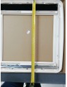 CORNICE INTERNA COMPLETA PER OBLO DOMETIC MINI HEKY CON CORNICE BIANCO CREMA
