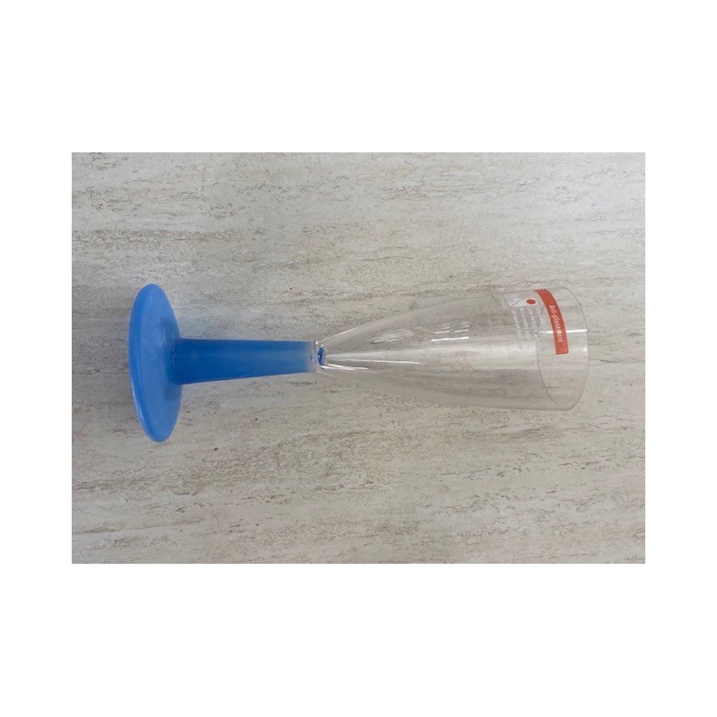 FLUTE CON BASE ANTISCIVOLO BLU