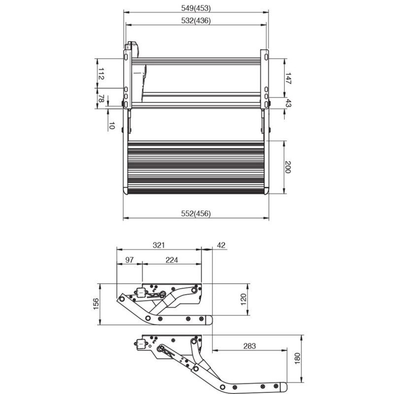 GRADINO ELETTRICO THULE MODELLO 550 12 VOLTS