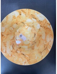 INSALATIERA MODELLO CHIPS NERA IN MELAMINA  CM 25