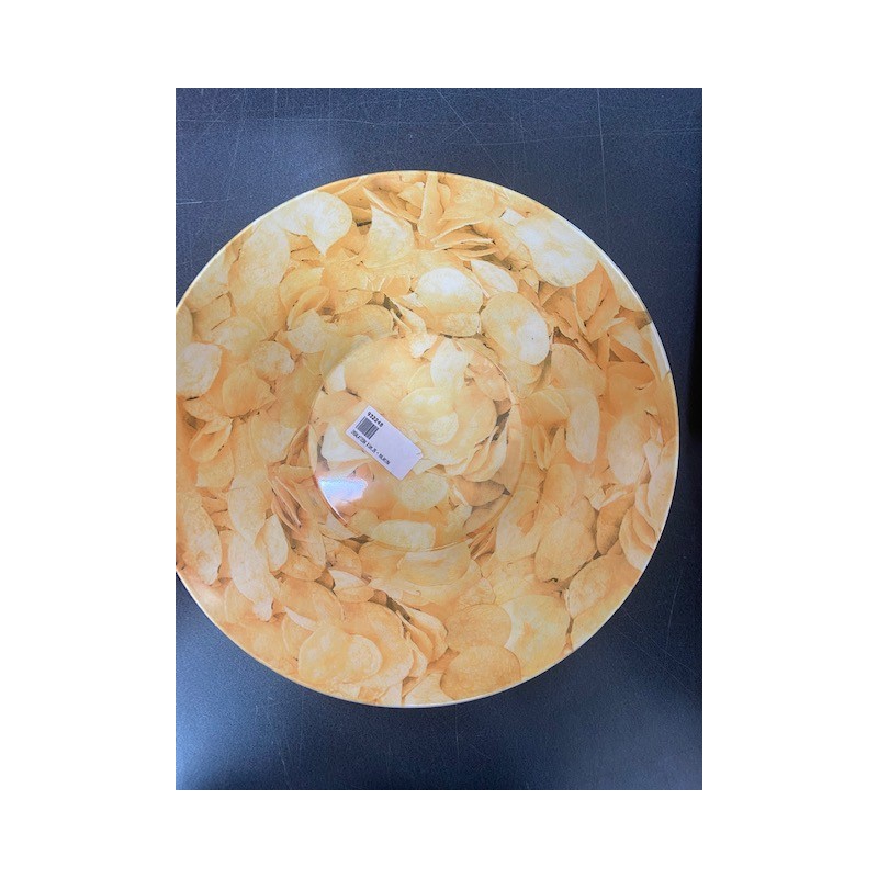 INSALATIERA MODELLO CHIPS NERA IN MELAMINA  CM 25