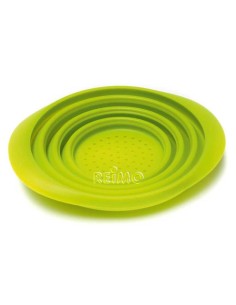 SCOLAPASTA PIEGHEVOLE IN SILICONE 21,5 X 18 X 2 COLORE VERDE
