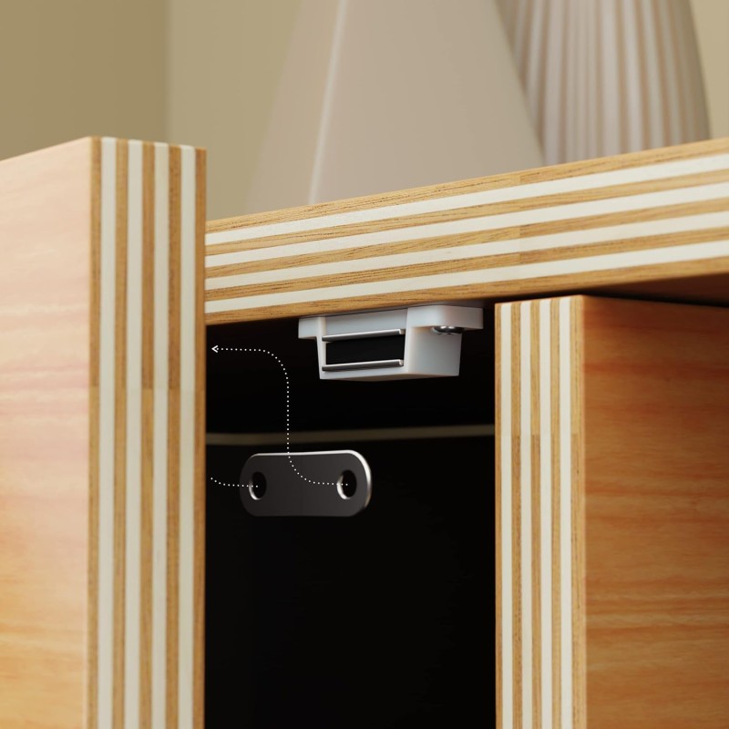 CHIUSURA MAGNETICA COLORE BIANCO