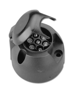 PRESA 7 POLI IN ABS PER RIMORCHI E CARRELLI COLORE NERO