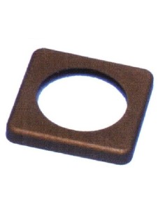 CORNICE PER INTERRUTTORE SINGOLA MARRONE