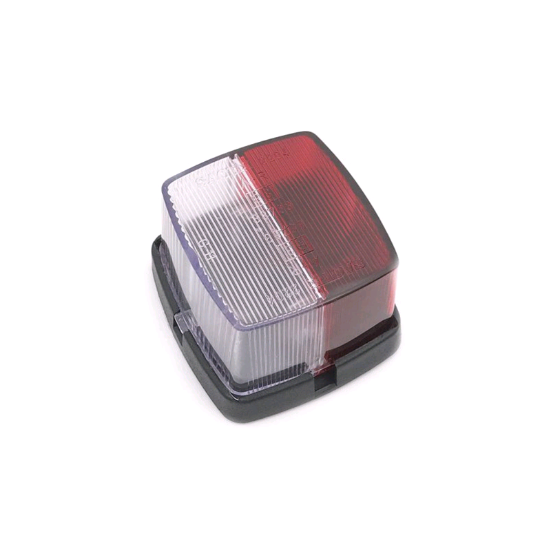 LUCE D INGOMBRO QUADRATA BIANCA E ROSSA CON...