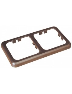CORNICE MAC2P DOPPIO MODULO MARRONE