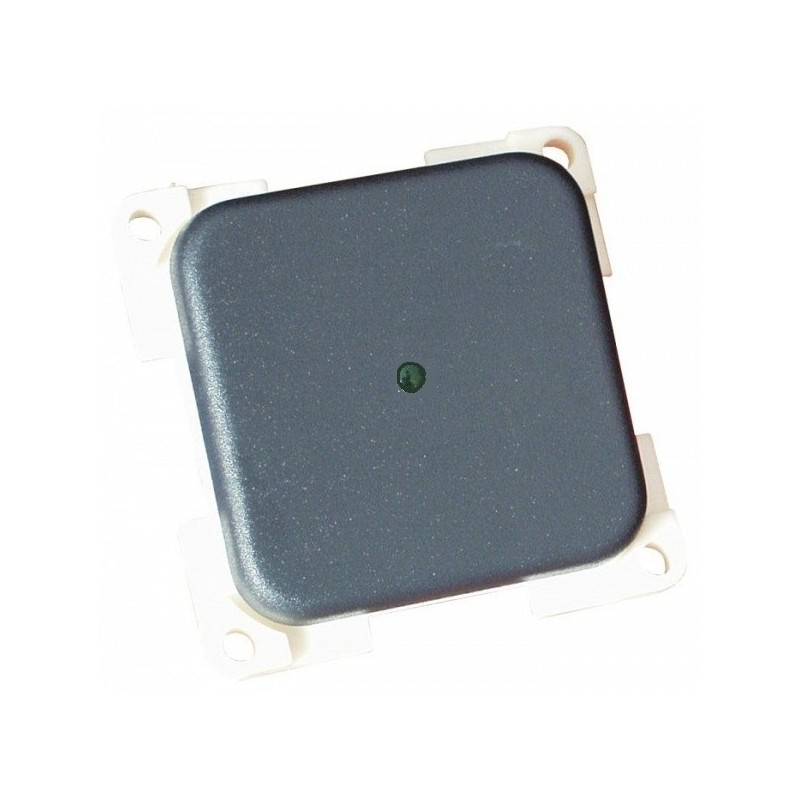 INTERRUTTORE MC12P CON LED SPIA COLORE GRIGIO