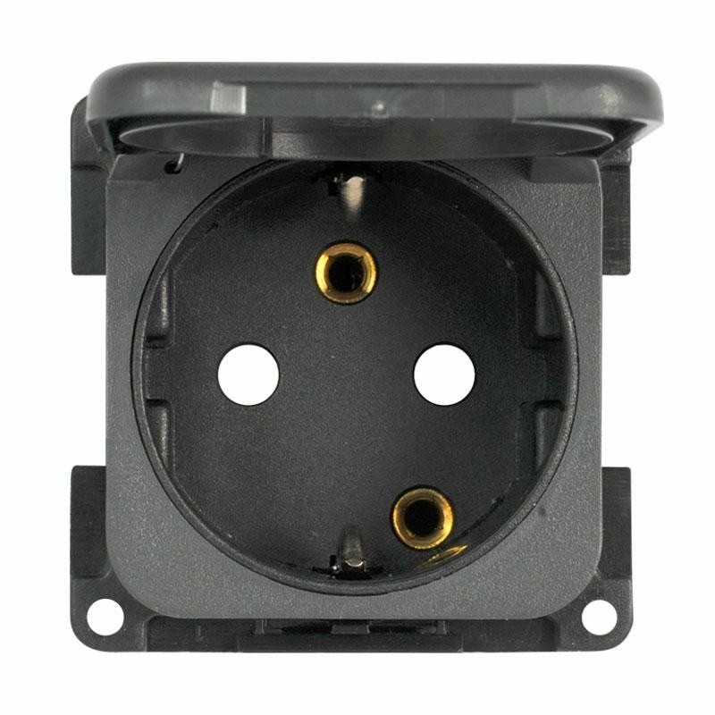 PRESA MP220 CON ATTACCO 220W SHUKO GRIGIA