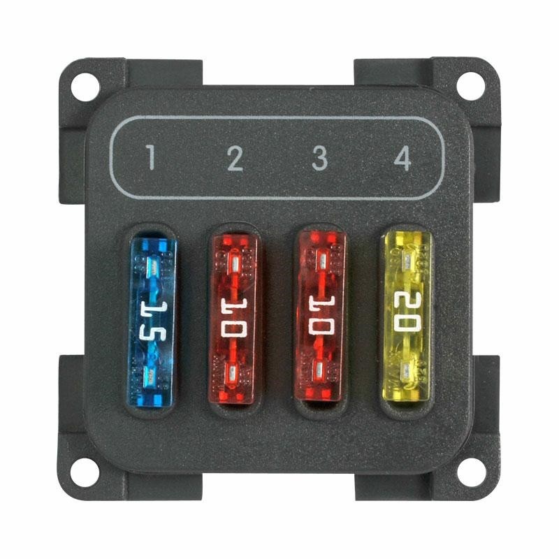 MODULO MPF4 GRIGIO 4 FUSIBILI 12V