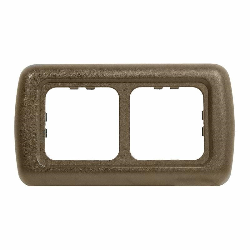 CORNICE A 2 MODULO CBE MAC2 MARRONE