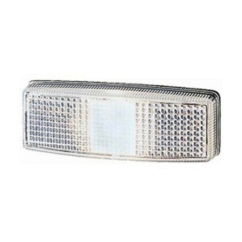 LUCE DI POSIZIONE BIANCA ESTERNO CAMPER E CARRELLI