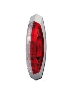 LUCE D'INGOMBRO 12 V CON BASE GRIGIA DX