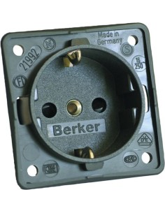 PRESA SCHUKO BERKER 16A 250V GRIGIO