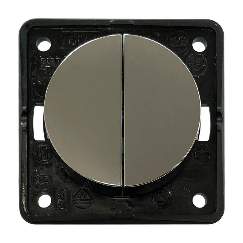 INTERRUTTORE 12 VOLT DOPPIO UNIPOLARE  BERKER...