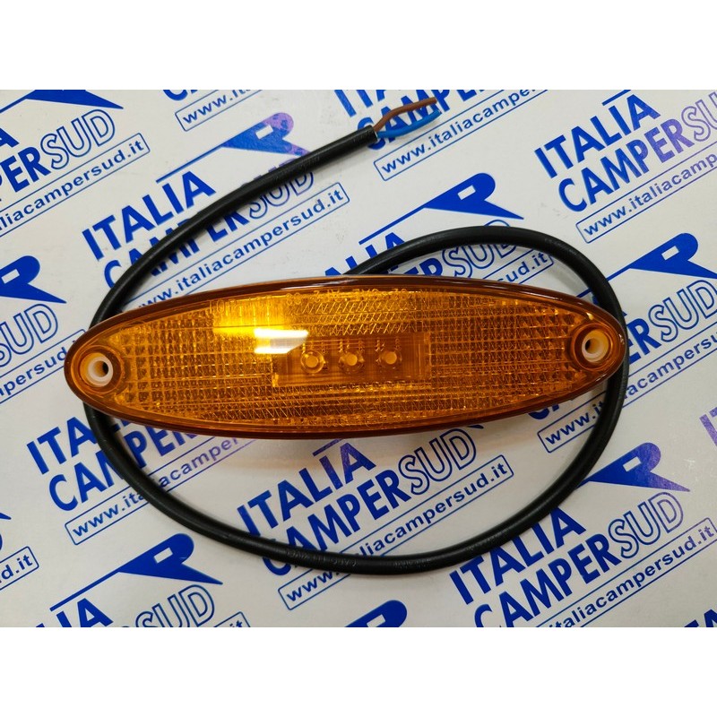 FANALE SIDE MARKER A LED ARANCIONE CON CABLAGGIO
