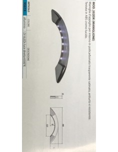 MANIGLIA DA INTERNO CON 6 LED INCORPORATI 12V
