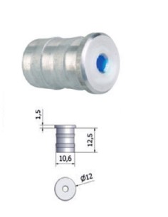 SPOT SEGNAPASSI A LED LUCE BLU DA INCASSO DIAM. 5 MM...