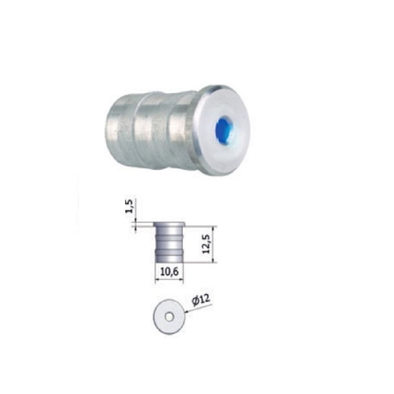 SPOT SEGNAPASSI A LED LUCE BLU DA INCASSO DIAM....