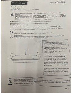 PLAFONIERA ESTERNA MOD. 172 A LED 2XLL21 500 LUMEN 6500K... 2
