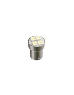 LAMPADA CON INNESTO A BAIONETTA  24V BIANCA 4 LED