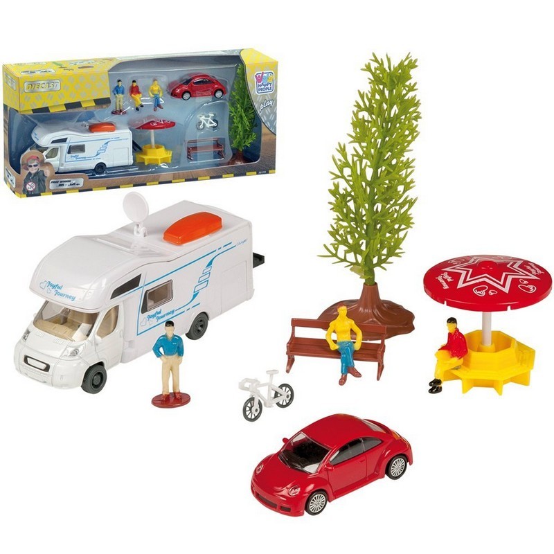 MODELLINO CAMPER  PER BAMBINI COMPOSTO DA 9 PEZZI