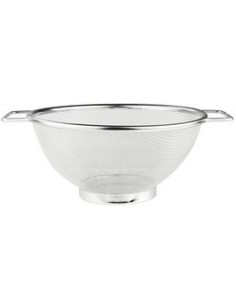 COLAPASTA IN ACCIAIO CON MANICI DIAMETRO 20 CM