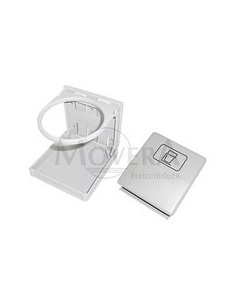 PORTA LATTINA GRIGIO APRIBILE DA 10 X 10 CM