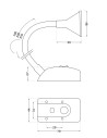 FARETTO DA LETTURA  MOUSE OPEN CROMO