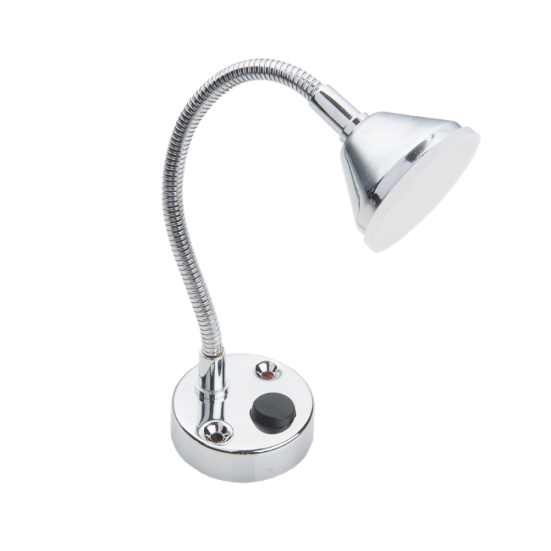 FARETTO  DA LETTURA CROMO 200 MM  3000W