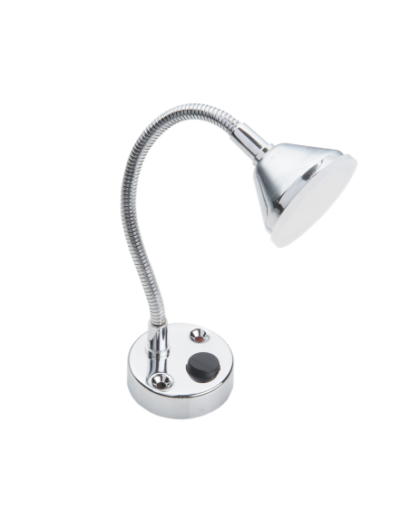 FARETTO  DA LETTURA CROMO 200 MM  3000W