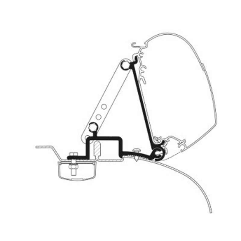 KIT DI STAFFE PER IL MONTAGGIO VERANDA 6300