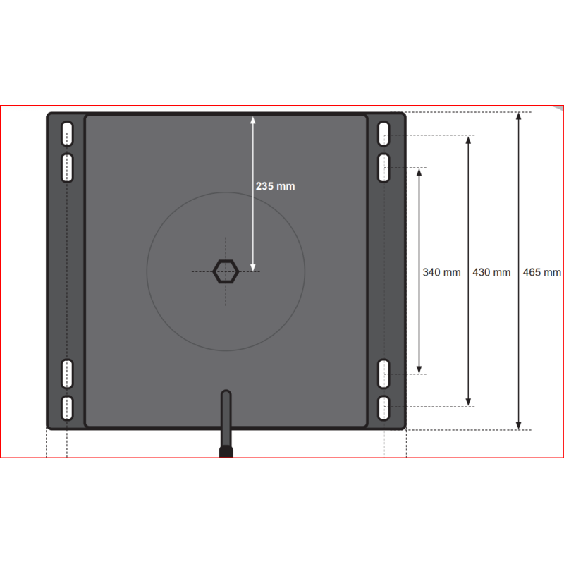 BASE GIREVOLE PER FIAT DUCATO X250 DAL 2006 IN POI