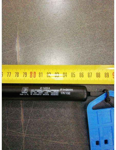 MOLLA A GAS PER PORTELLONE DA KG 20 DA 200 NEWTON DA CM 88,5.