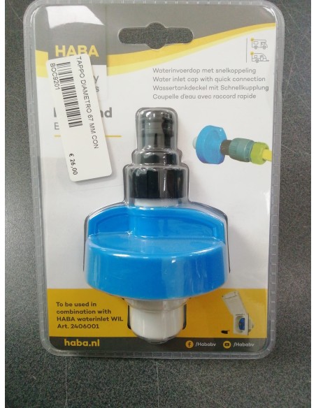 TAPPO DIAMETRO 67 MM CON ATTACCO GARDEN PER CARICO ACQUA