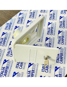 BOCCHETTA AD INCASSO ACQUA CON SPORTELLO E CHIAVE
