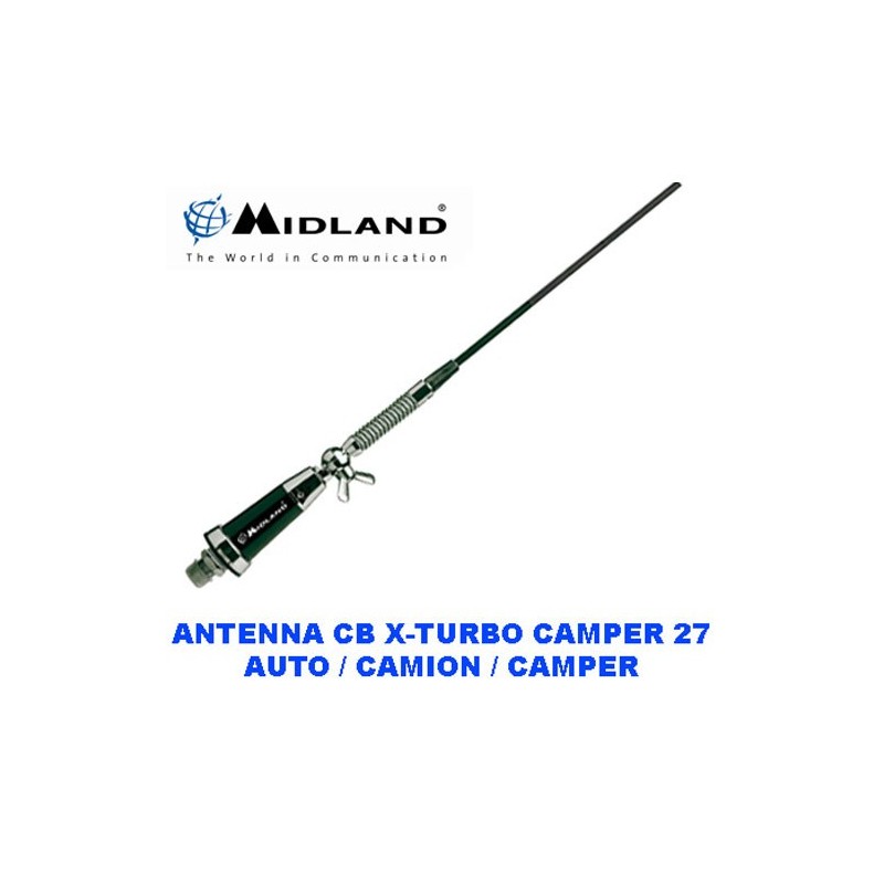 ANTENNA CB MIDLAND MODELLO X-TURBO CAMPER 27...