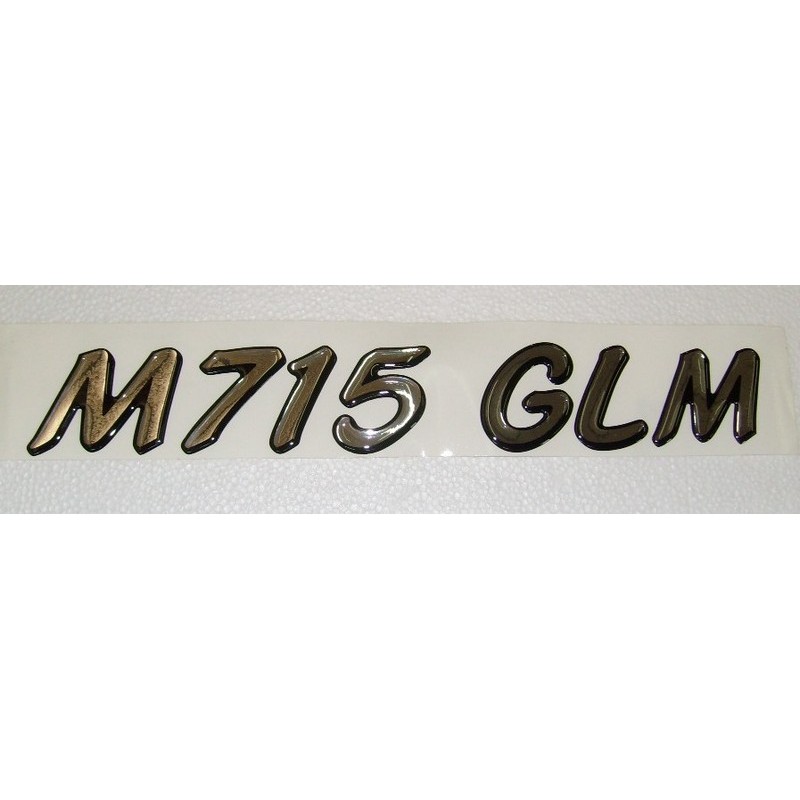 SCRITTA RESINATA PER CAMPER ARCA M715GLM...