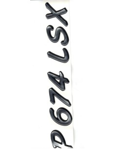 SCRITTA RESINATA CROMATA P674LSX MISURA 30X4,7 ARCA
