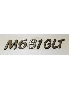 SCRITTA RESINATA PER CAMPER ARCA M681GLT CROMATA...