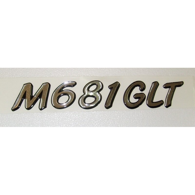 SCRITTA RESINATA PER CAMPER ARCA M681GLT...