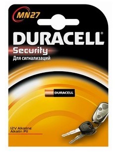PILA ALCALINA 12 V DURACELL MODELLO MN 27