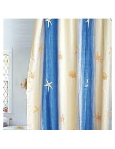 TENDA DOCCIA CM 180X200 STELLE MARINE