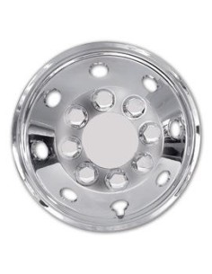 COPRICERCHI CROMO N° 4 PEZZI PER CERCHI 16 CONVESSI PER...