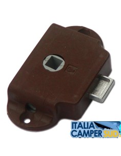 SERRATURA PICCOLO NOVA DESTRA MARRONE DIAMETRO 25 MM