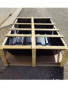 COPERCHIO IN ABS PER CARRELLI CRESCI PER MODELLI B3/B3SF/E3/H6 COMPLETO DI CERNIERE