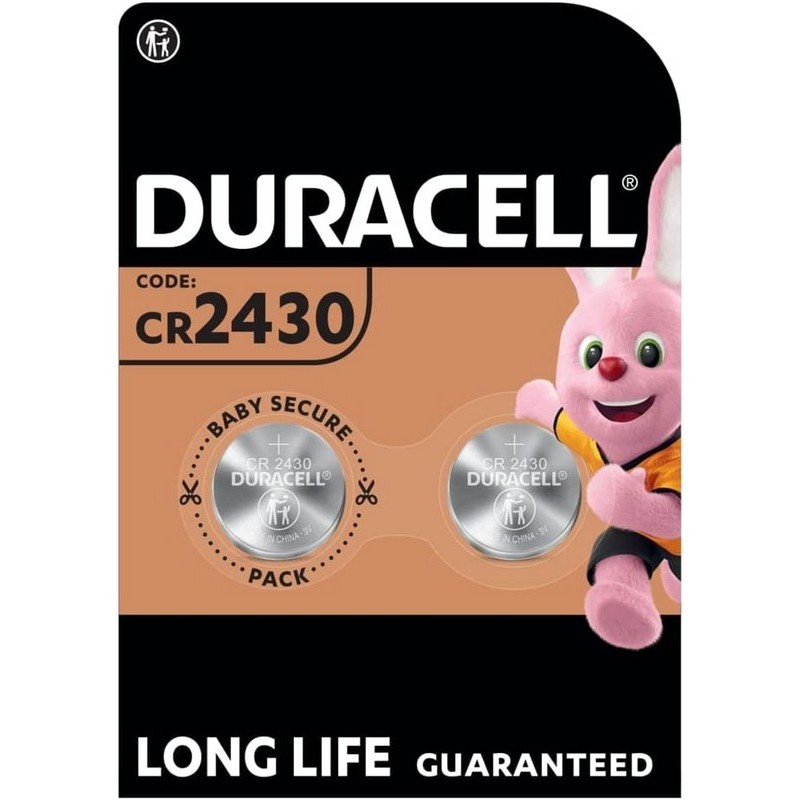 BATTERIA A BOTTONE DURACELL 2430