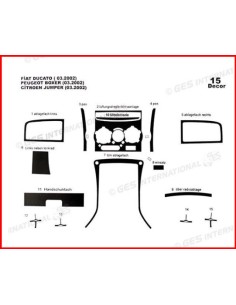 MASCHERINA PER FIAT DUCATO X244 DAL 03/02-01/06 IN RADICA... 2
