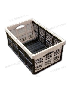 CESTA PIEGHEVOLE IN PLASTICA 32 LT DIMENSIONE 330X500X220MM 2